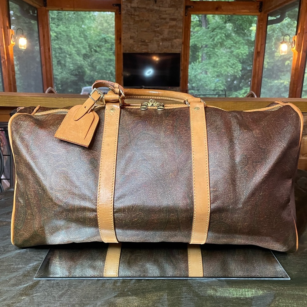 Etro 50cm paisley travel duffle